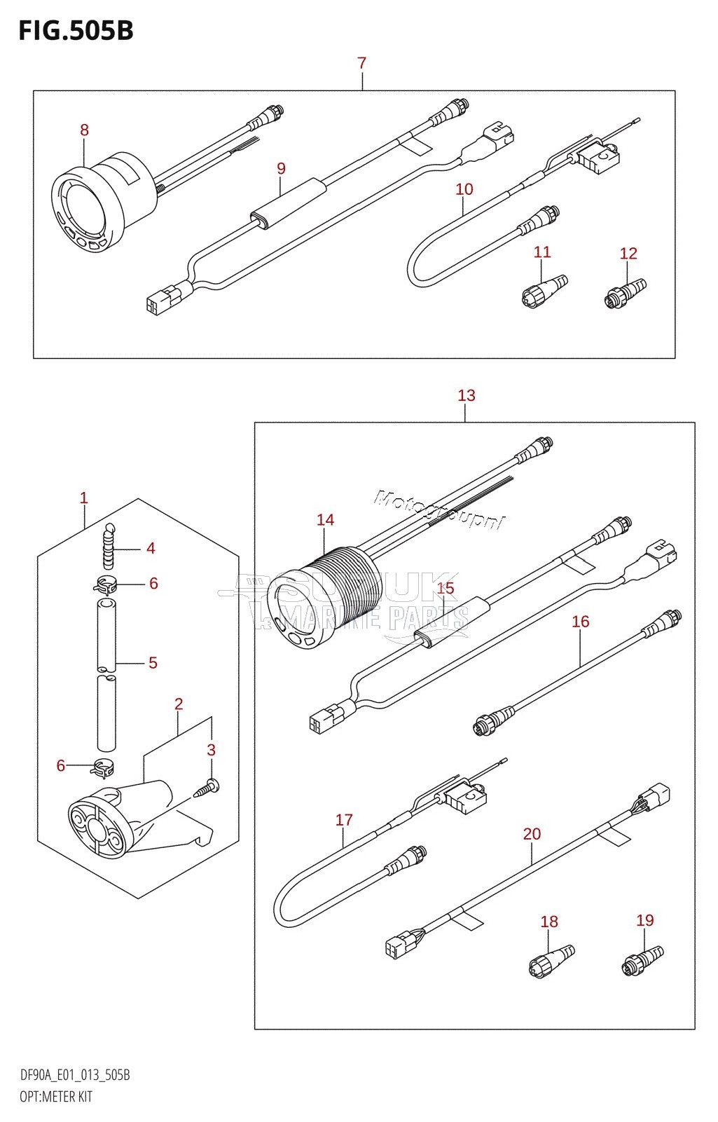 OPT:METER KIT (DF70A:E40)