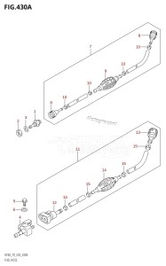 DF60 From 06001F-510001 (E03)  2005 drawing FUEL HOSE