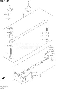 04001F-421001 (2004) 40hp E03-USA (DF40TK4) DF40 drawing DRAG LINK