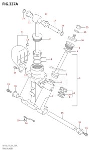 DF150 From 15002F-110001 (E01 E40)  2011 drawing TRIM CYLINDER