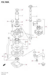 DT15 From 01501K-151001 (E36)  2001 drawing WATER PUMP