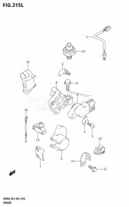 DF60A From 06002F-410001 (E01 E40)  2014 drawing SENSOR (DF60ATH:E01)