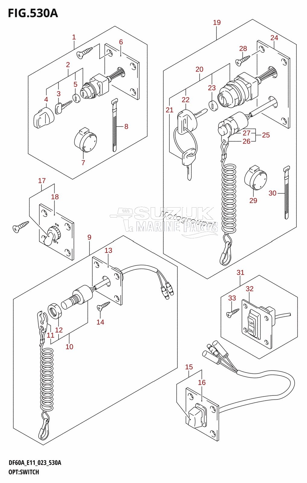 OPT:SWITCH ((DF40A,DF40AST,DF50A,DF60A,DF50AVT,DF60AVT,DF40ASVT):(020,021))