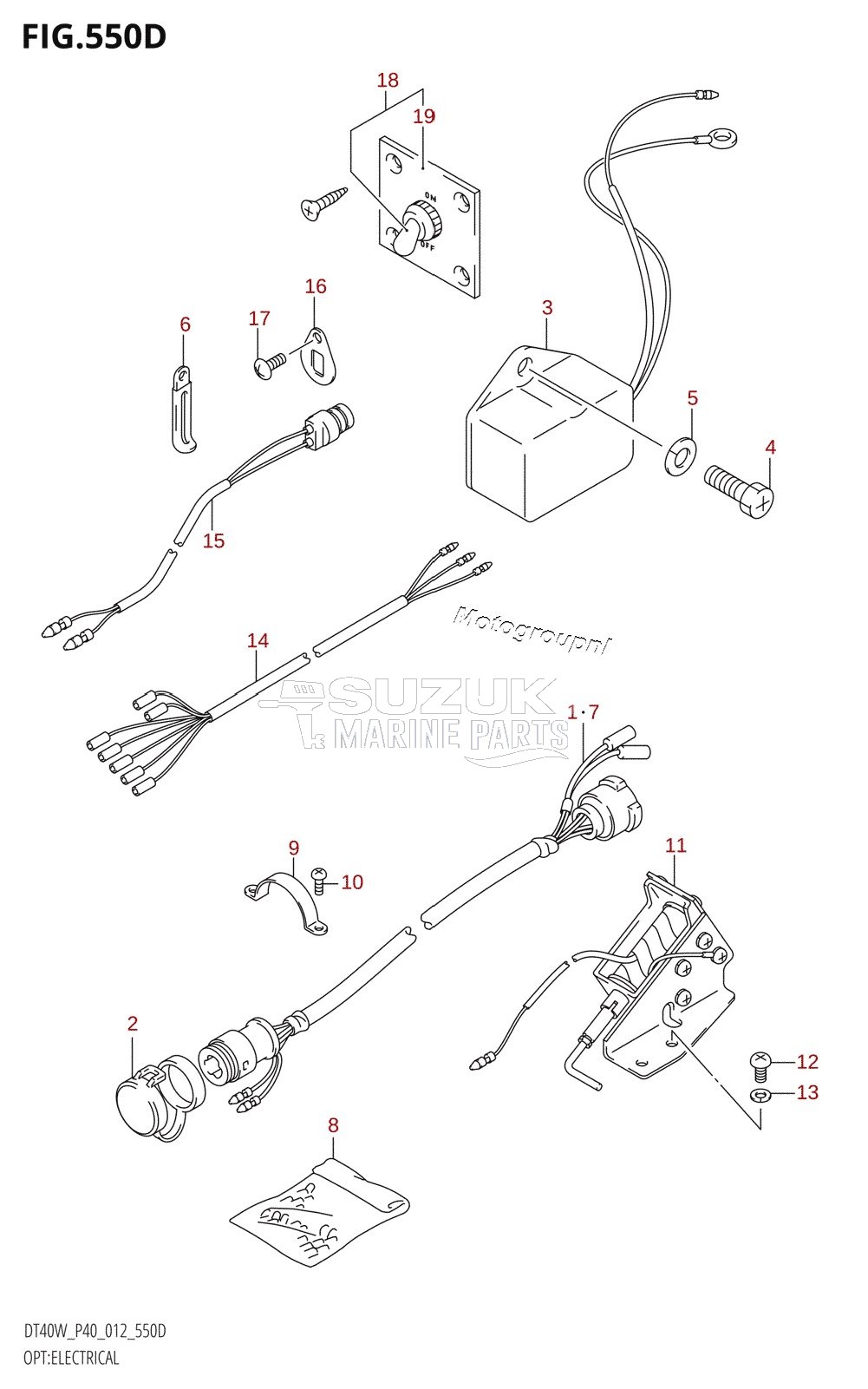 OPT:ELECTRICAL (DT40W:P40:E-STARTER)