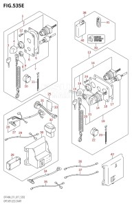 DF115A From 11503F-710001 (E11 E40)  2017 drawing OPT:KEY LESS START (DF140AZ:E11)