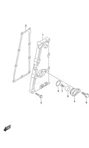 Outboard DF 90A drawing Exhaust Cover