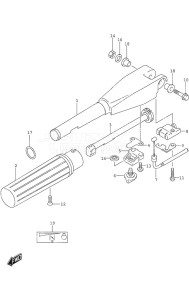 DF 6 drawing Tiller Handle