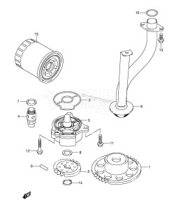 DF140 From 14001F-371001 (E40)  2003 drawing OIL PUMP