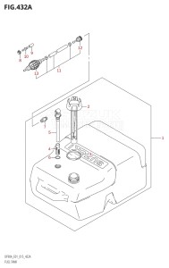 07003F-510001 (2005) 70hp E01 E40-Gen. Export 1 - Costa Rica (DF70A  DF70ATH) DF70A drawing FUEL TANK