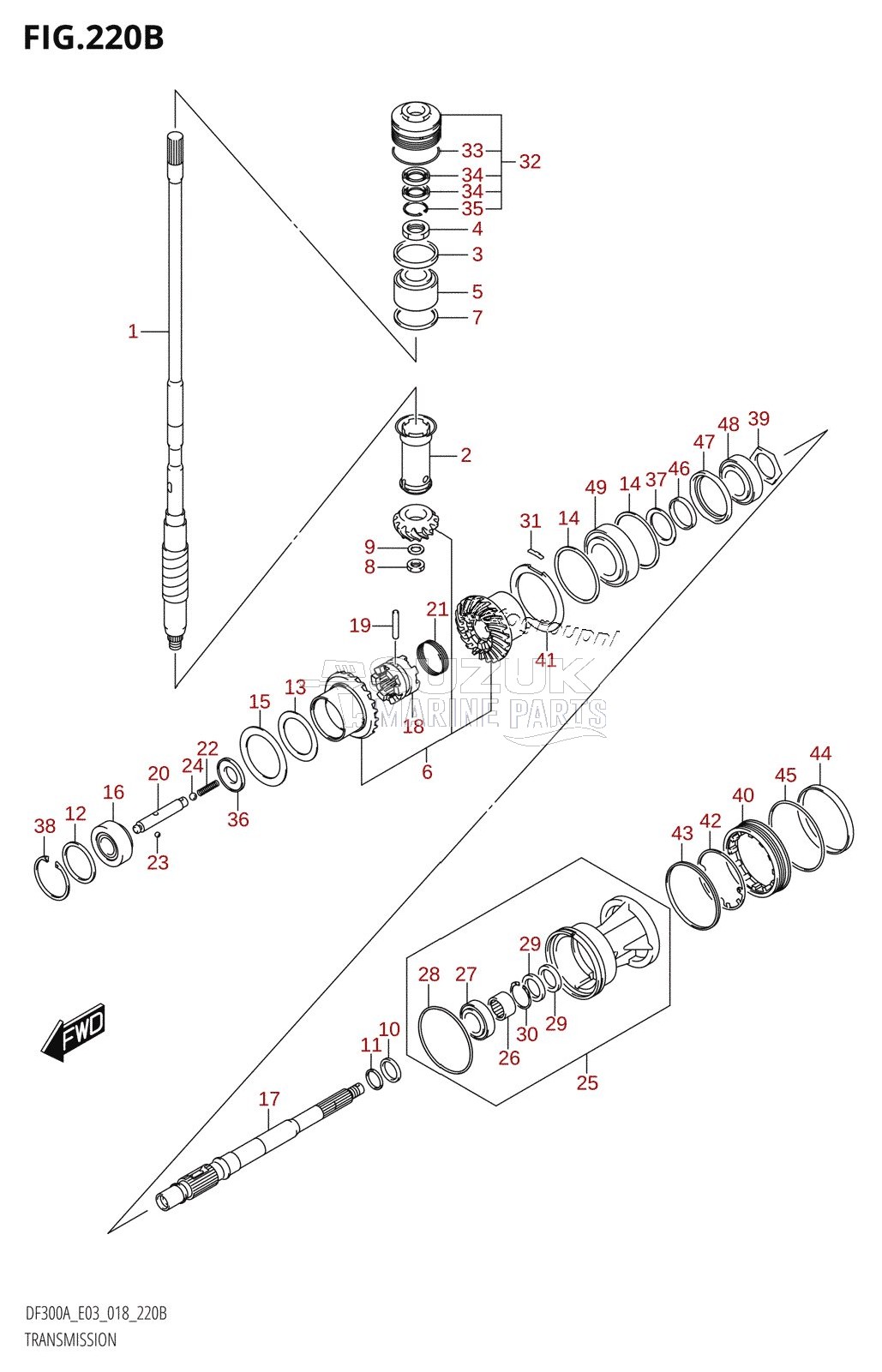 TRANSMISSION (DF250A)