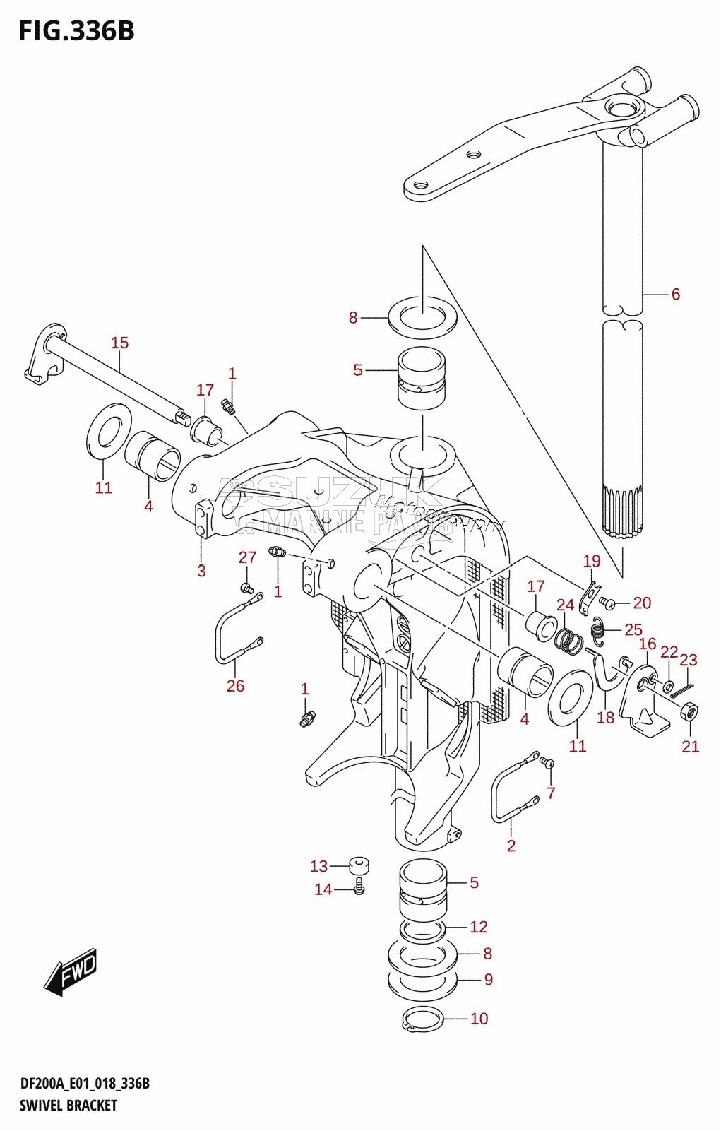 SWIVEL BRACKET (DF200AZ)