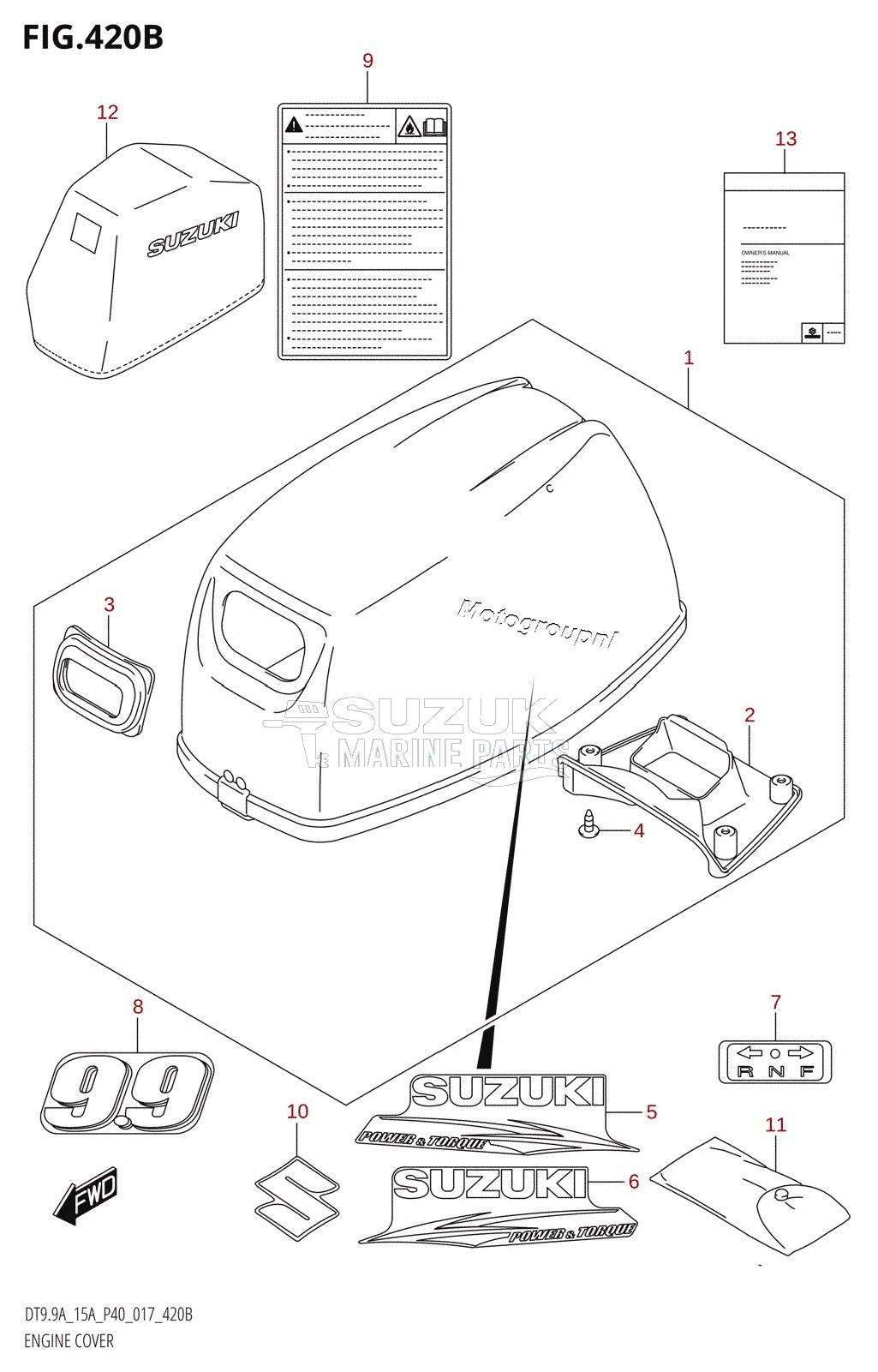 ENGINE COVER (DT9.9A:P36)