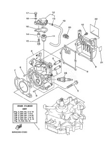 F2-5MSHC drawing CYLINDER--CRANKCASE-1