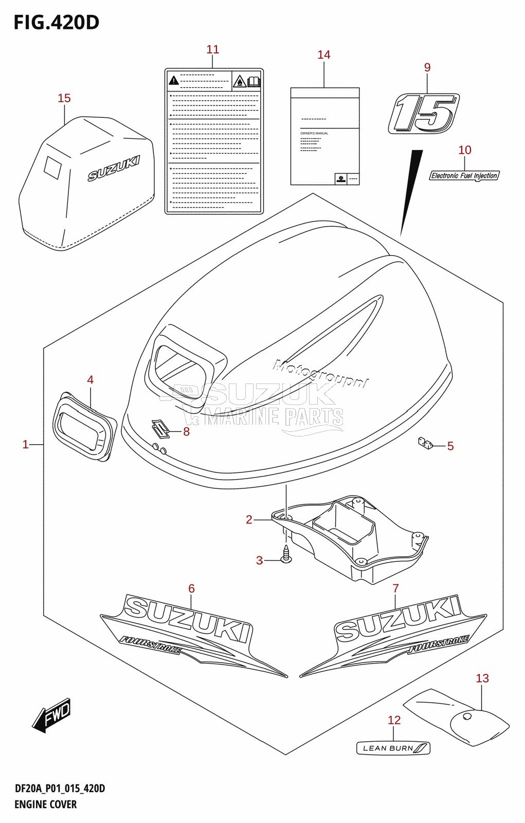 ENGINE COVER (DF15A:P01)