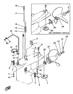 150A drawing PROPELLER-HOUSING-AND-TRANSMISSION-2