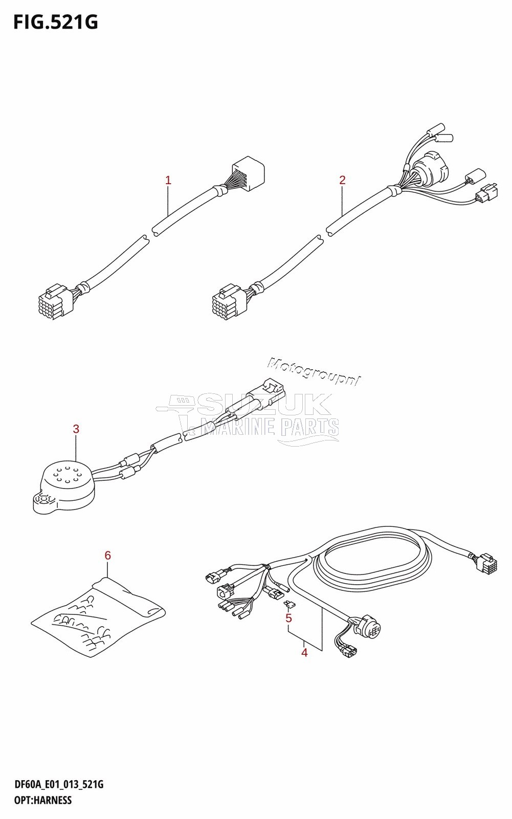 OPT:HARNESS (DF60A:E01)