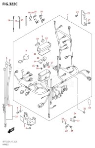 DF150Z From 15002Z-710001 (E01 E40)  2017 drawing HARNESS (DF150Z:E01)