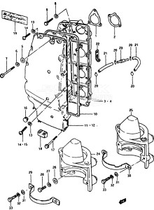 DT115 From 11501-200001 ()  1982 drawing SILENCER - MOTOR BRACKET