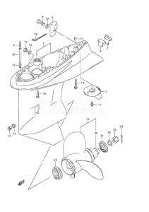 Outboard DF 115A drawing Gear Case