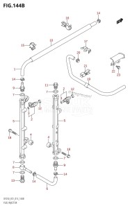 DF200 From 20002F-310001 (E01 E40)  2013 drawing FUEL INJECTOR (DF200T:E40)