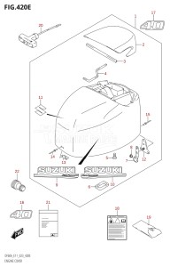 04005F-040001 (2020) 40hp E34-Italy (DF40ASVT  DF40ASVT_    DF40ASVT    DF40ASVT_2) DF40A drawing ENGINE COVER ((DF40AST,DF40ASVT):E34:020)