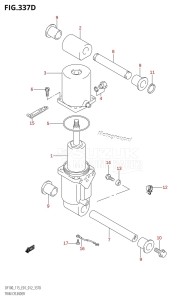 DF115T From 11502F-210001 (E01 E40)  2012 drawing TRIM CYLINDER (DF115T:E40)