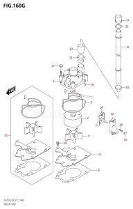 DF250ST From 25004F-710001 (E03)  2017 drawing WATER PUMP (DF250ST:E03)