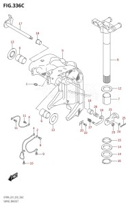 DF75A From 07501F-340001 (E03)  2023 drawing SWIVEL BRACKET (DF70ATH,DF90ATH)