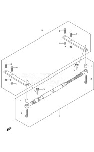 Outboard DF 250 drawing Tie Rod