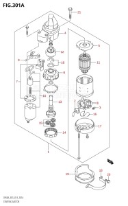 06003F-410001 (2014) 60hp E03-USA (DF60AVT) DF60A drawing STARTING MOTOR