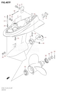 DF115AST From 11504F-040001 (E03)  2020 drawing GEAR CASE (DF115Z:E40)