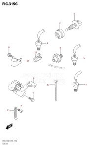 DF200Z From 20002Z-710001 (E01 E40)  2017 drawing SENSOR (DF225Z:E01)