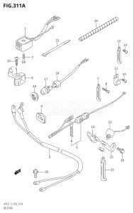 01502F-421001 (2004) 15hp P03-U.S.A (DF15K4) DF15 drawing RECTIFIER (K4)