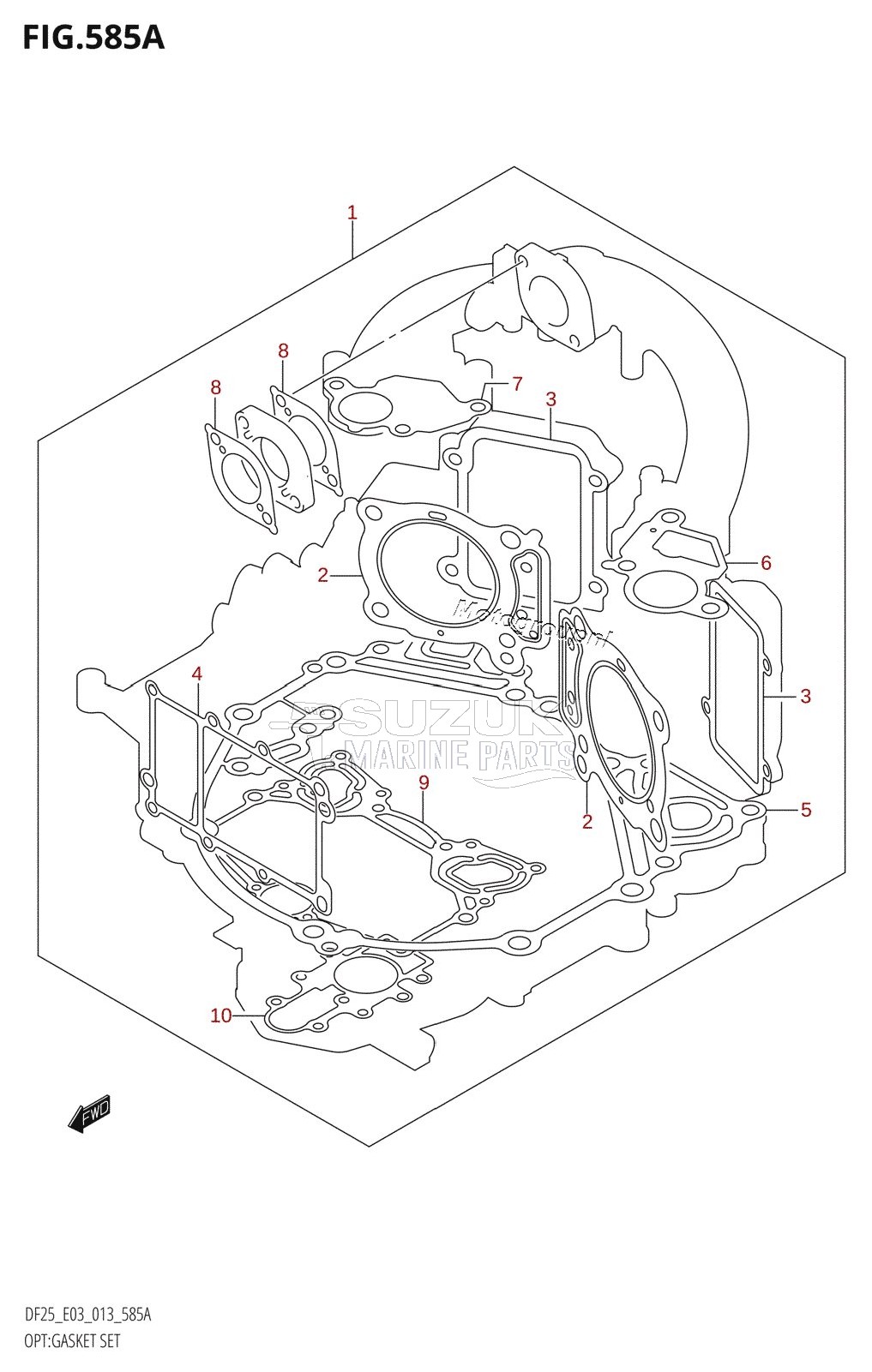 OPT:GASKET SET