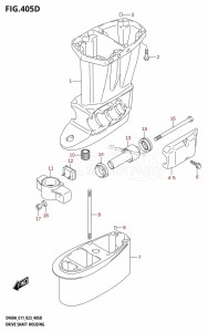 DF60A From 06003F-340001 (E11 E40)  2023 drawing DRIVE SHAFT HOUSING (DF60A:(E01,E11))