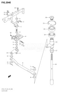 15002Z-210001 (2012) 150hp E01 E40-Gen. Export 1 - Costa Rica (DF150Z) DF150Z drawing CLUTCH SHAFT (DF175T:E01)