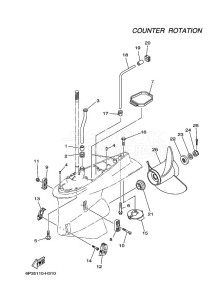 FL250AETX drawing PROPELLER-HOUSING-AND-TRANSMISSION-4