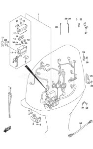 Outboard DF 200AP drawing Harness