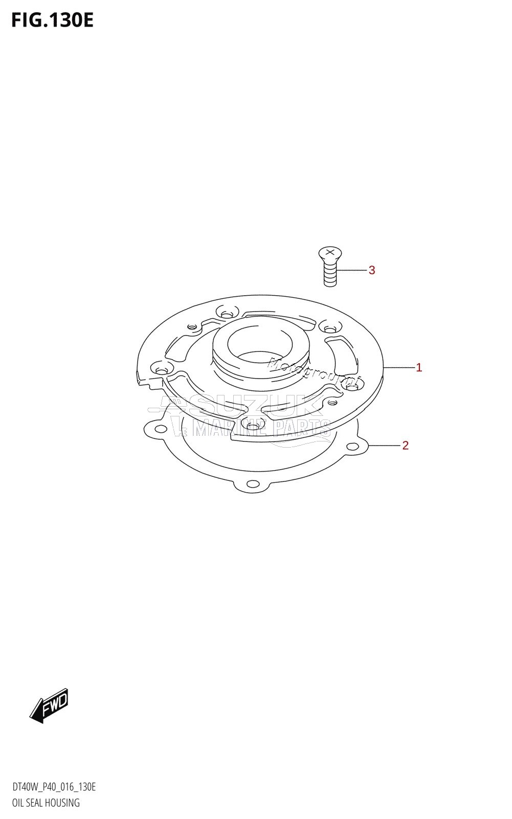 OIL SEAL HOUSING (DT40WK:P40)