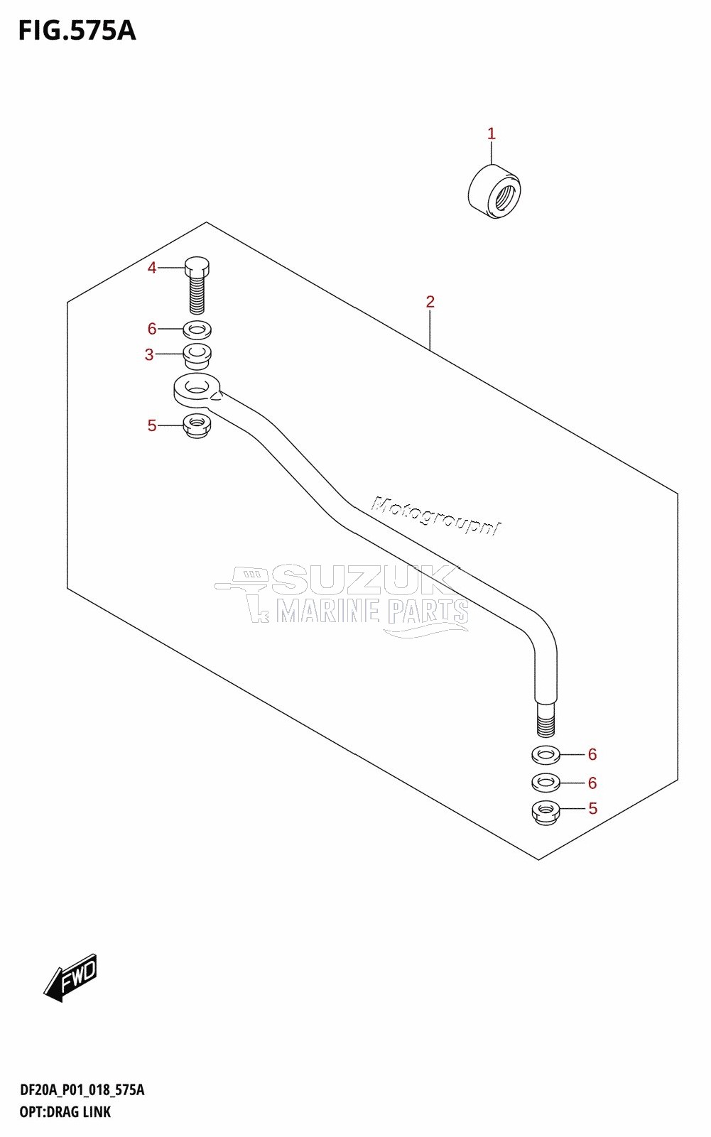 OPT:DRAG LINK (DF9.9B,DF15A,DF20A)