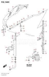 DF175T From 17502F-610001 (E01 E40)  2016 drawing FUEL INJECTOR (DF150ZG:E40)