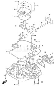 DF 250 drawing Engine Holder (DF 250S)