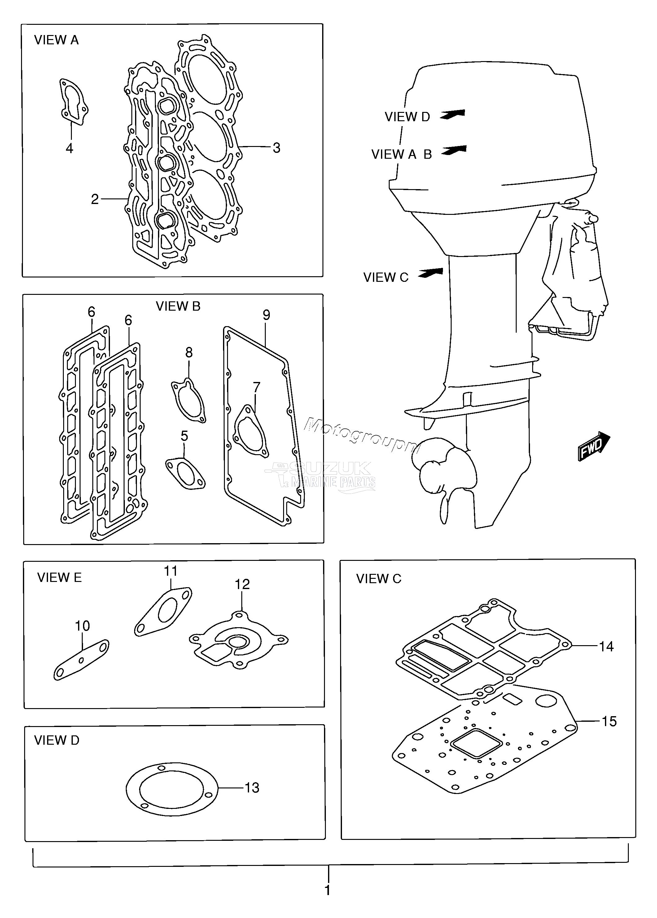 OPT : GASKET SET