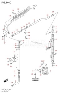 DF150Z From 15002Z-710001 (E01 E40)  2017 drawing FUEL INJECTOR (DF150Z:E01)