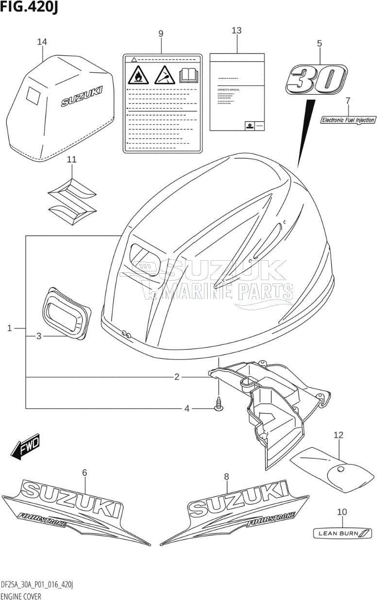 ENGINE COVER (DF30AQ:P01)