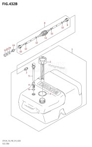 DT9.9A From 00993K-410001 (P36 P40)  2014 drawing FUEL TANK (DT9.9A:P40)