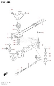 DF150AZ From 15003Z-240001 (E11 E40)  2022 drawing THROTTLE ROD