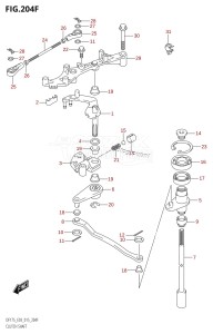 DF150 From 15002F-510001 (E03)  2015 drawing CLUTCH SHAFT (DF175TG:E03)