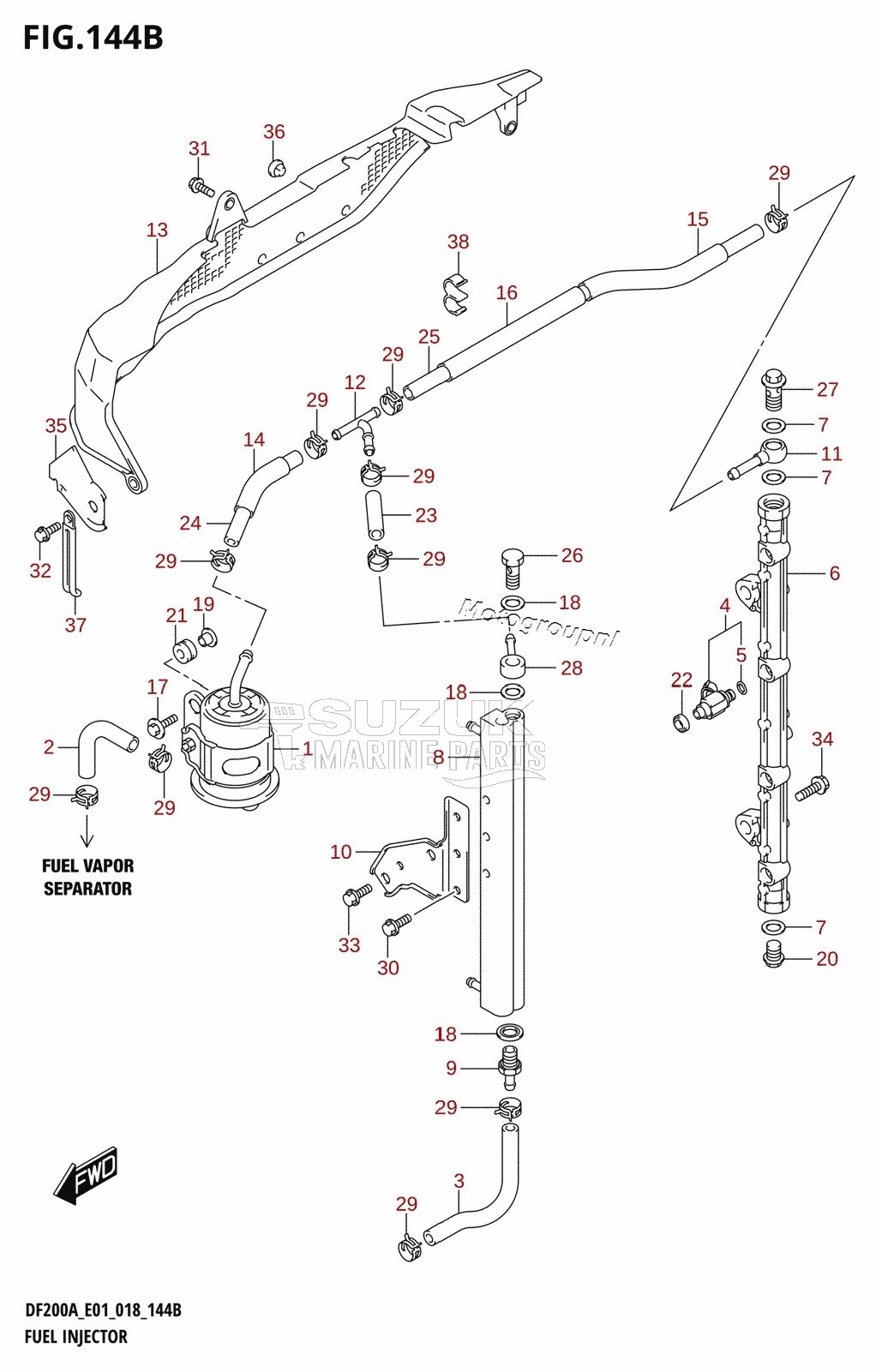 FUEL INJECTOR (E40)