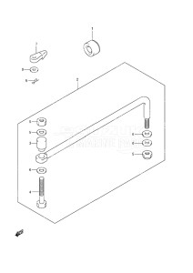 Outboard DF 225 drawing Drag Link